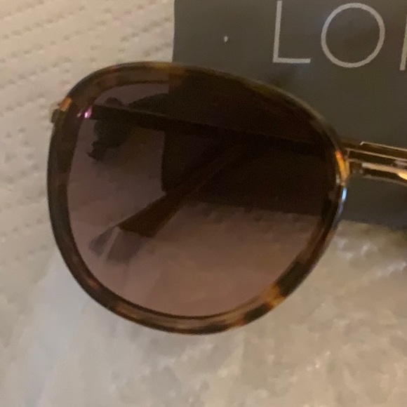 NWT Loft glazed ginger tortoise brown sunglasses. - Picture 2 of 4